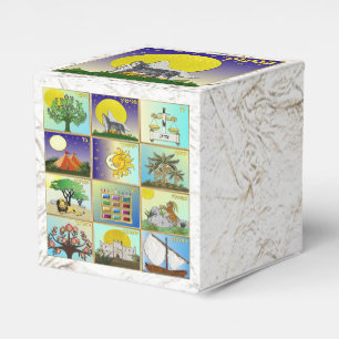 Judaica 12 tribes of Israel Benjamin Favour Box