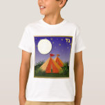 Judaica 12 Tribes Of Israel Gad T-Shirt<br><div class="desc">You are viewing The Lee Hiller Designs Collection of Home and Office Decor,  Apparel,  Gifts and Collectibles. The Designs include Lee Hiller Photography and Mixed Media Digital Art Collection. You can view her Nature photography at http://HikeOurPlanet.com/ and follow her hiking blog within Hot Springs National Park.</div>