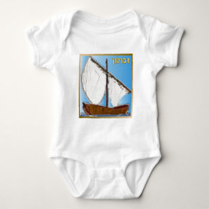 Judaica 12 Tribes Of Israel Zebulun Art Baby Bodysuit