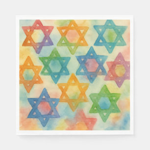 Judaica Gifts - Customisable Aprons - Jewish Stars Napkin