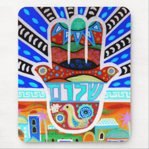 Judaica Hamsa Mouse Mat