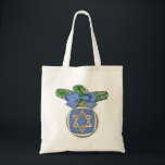 Judaica Hanukkah Star Of David Ornament Print Tote Bag<br><div class="desc">You are viewing The Lee Hiller Designs Collection of Home and Office Decor,  Apparel,  Gifts and Collectibles. The Designs include Lee Hiller Photography and Mixed Media Digital Art Collection. You can view her Nature photography at http://HikeOurPlanet.com/ and follow her hiking blog within Hot Springs National Park.</div>