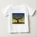 Judaica L'shanah Tovah Tree Of Life Gifts Apparel Baby T-Shirt<br><div class="desc">You are viewing The Lee Hiller Design Collection. Apparel,  Gifts & Collectibles  Lee Hiller Photography or Digital Art Collection. You can view her Nature photography at http://HikeOurPlanet.com/ and follow her hiking blog within Hot Springs National Park.</div>