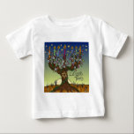 Judaica L'shanah Tovah Tree Of Life Gifts Apparel Baby T-Shirt<br><div class="desc">You are viewing The Lee Hiller Design Collection. Apparel,  Gifts & Collectibles  Lee Hiller Photography or Digital Art Collection. You can view her Nature photography at http://HikeOurPlanet.com/ and follow her hiking blog within Hot Springs National Park.</div>