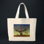 Judaica L'shanah Tovah Tree Of Life Gifts Apparel Large Tote Bag<br><div class="desc">You are viewing The Lee Hiller Design Collection. Apparel,  Gifts & Collectibles  Lee Hiller Photography or Digital Art Collection. You can view her Nature photography at http://HikeOurPlanet.com/ and follow her hiking blog within Hot Springs National Park.</div>