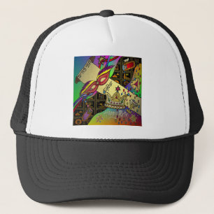Judaica Purim Esther Celebration Art Print Trucker Hat