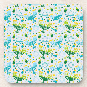 Judaica - Set of Six Drink Coasters - Giftware 