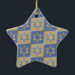 Judaica Star Of David Metal Gold Blue Ceramic Tree Decoration<br><div class="desc">You are viewing The Lee Hiller Design Collection. Apparel,  Gifts & Collectibles  Lee Hiller Photography or Digital Art Collection. You can view her Nature photography at http://HikeOurPlanet.com/ and follow her hiking blog within Hot Springs National Park.</div>