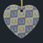 Judaica Star Of David Metal Gold Blue Ceramic Tree Decoration<br><div class="desc">You are viewing The Lee Hiller Design Collection. Apparel,  Gifts & Collectibles  Lee Hiller Photography or Digital Art Collection. You can view her Nature photography at http://HikeOurPlanet.com/ and follow her hiking blog within Hot Springs National Park.</div>