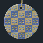 Judaica Star Of David Metal Gold Blue Ceramic Tree Decoration<br><div class="desc">You are viewing The Lee Hiller Design Collection. Apparel,  Gifts & Collectibles  Lee Hiller Photography or Digital Art Collection. You can view her Nature photography at http://HikeOurPlanet.com/ and follow her hiking blog within Hot Springs National Park.</div>