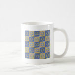 Judaica Star Of David Metal Gold Blue Coffee Mug<br><div class="desc">You are viewing The Lee Hiller Design Collection. Apparel,  Gifts & Collectibles  Lee Hiller Photography or Digital Art Collection. You can view her Nature photography at http://HikeOurPlanet.com/ and follow her hiking blog within Hot Springs National Park.</div>