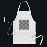 Judaica Star Of David Metal Gold Blue Standard Apron<br><div class="desc">You are viewing The Lee Hiller Design Collection. Apparel,  Gifts & Collectibles  Lee Hiller Photography or Digital Art Collection. You can view her Nature photography at http://HikeOurPlanet.com/ and follow her hiking blog within Hot Springs National Park.</div>