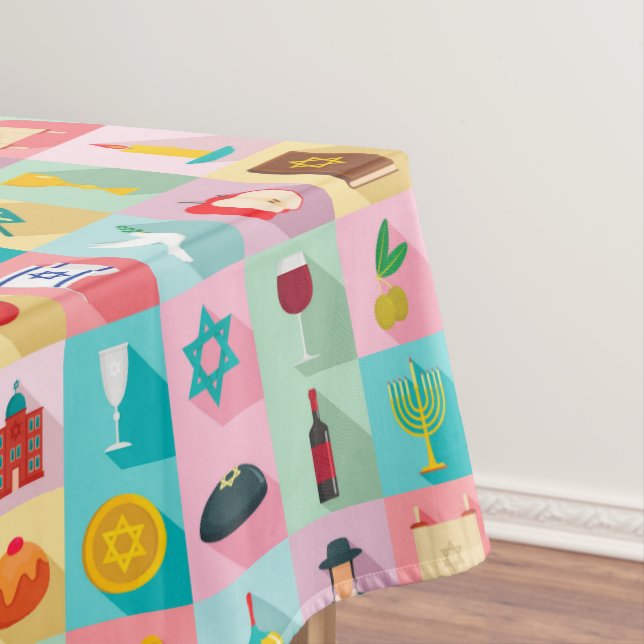 Judaica Tablecloth - Beautiful Unique Gifts  (In Situ)