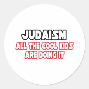 Judaism...Cool Kids Classic Round Sticker