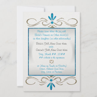 Judaism Flourishes Jewish Wedding Ceremony Invitation