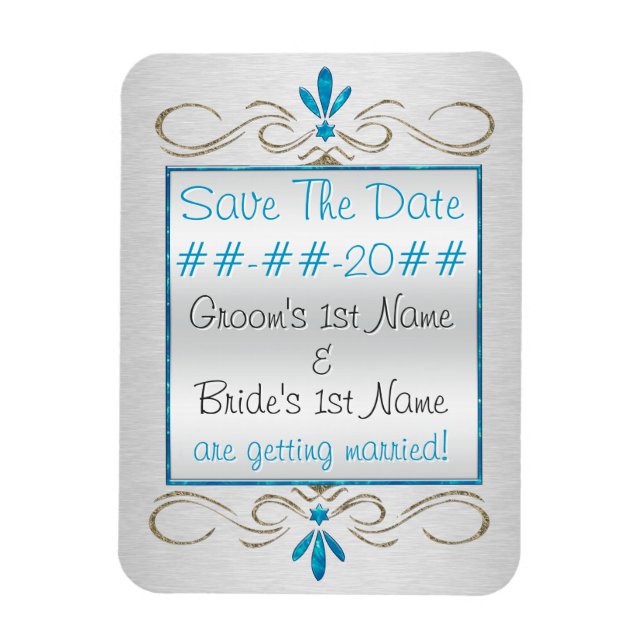 Judaism Flourishes- Save The Date - Personalised Magnet (Vertical)