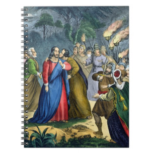 Judas Betrays his Master, from a bible printed by Notebook