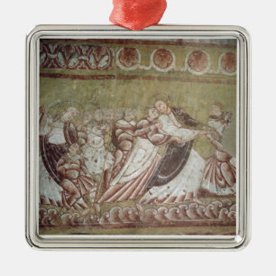 Judas Kissing Christ (fresco) (detail of 95750) Metal Tree Decoration