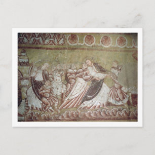 Judas Kissing Christ (fresco) (detail of 95750) Postcard