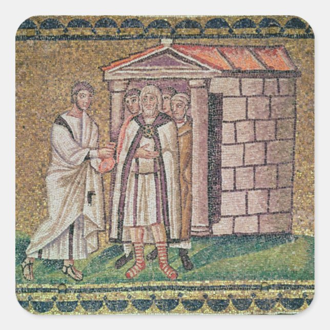 Judas Repents, Scenes from the Life of Christ Square Sticker (Front)