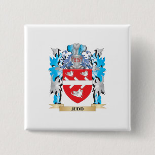 Judd Coat of Arms - Family Crest 15 Cm Square Badge