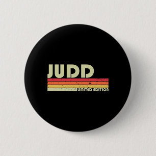 Judd Surname Funny Retro Vintage 80s 90s Birthday 6 Cm Round Badge