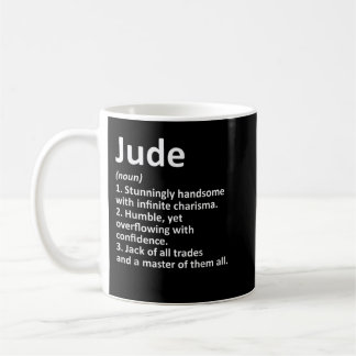 JUDE Definition Personalised Name Funny Birthday G Coffee Mug