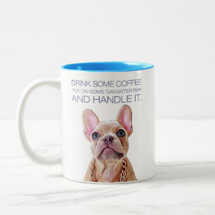 Jude  Mug, 11 oz Two-Tone Coffee Mug Blue