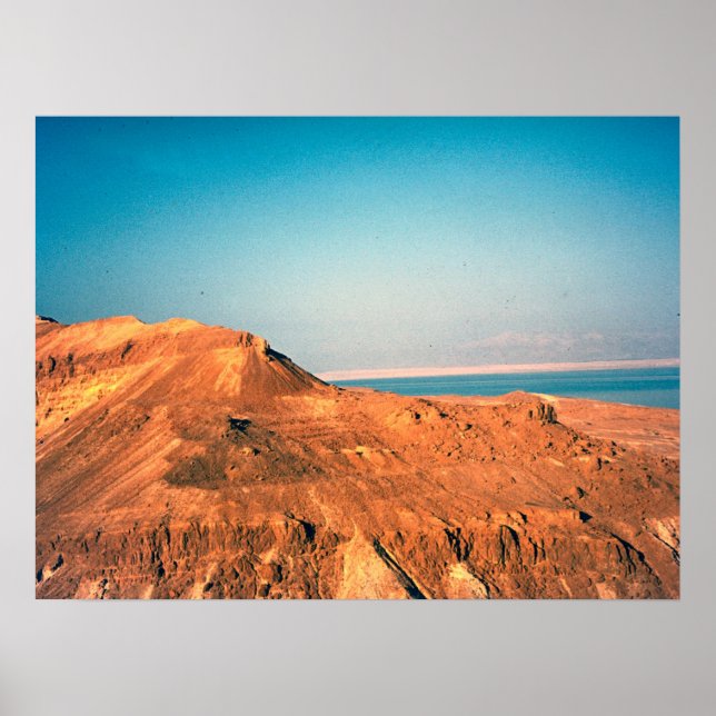 Judean desert and the Dead Sea Poster (Front)