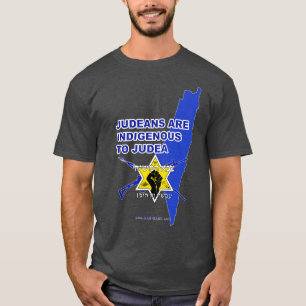 "Judeans Are Indigenous To Judea" T-Shirt (Grey)