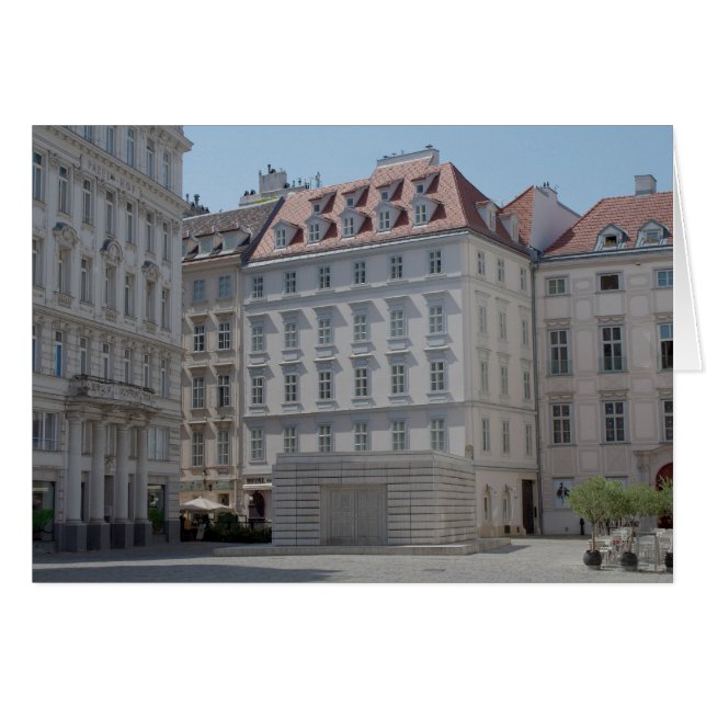 Judenplatz, Vienna Austria (Front Horizontal)