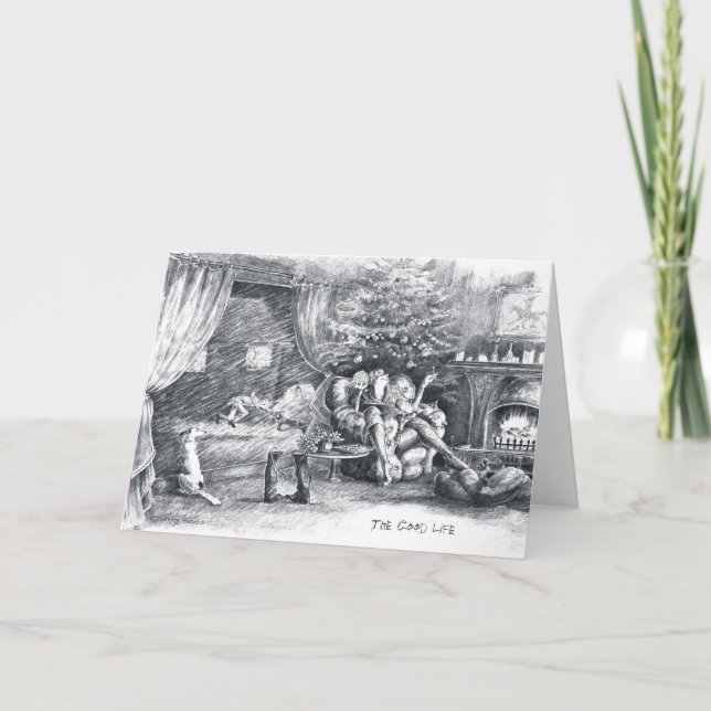 JudeToo, The Good Life greetings card (Front)