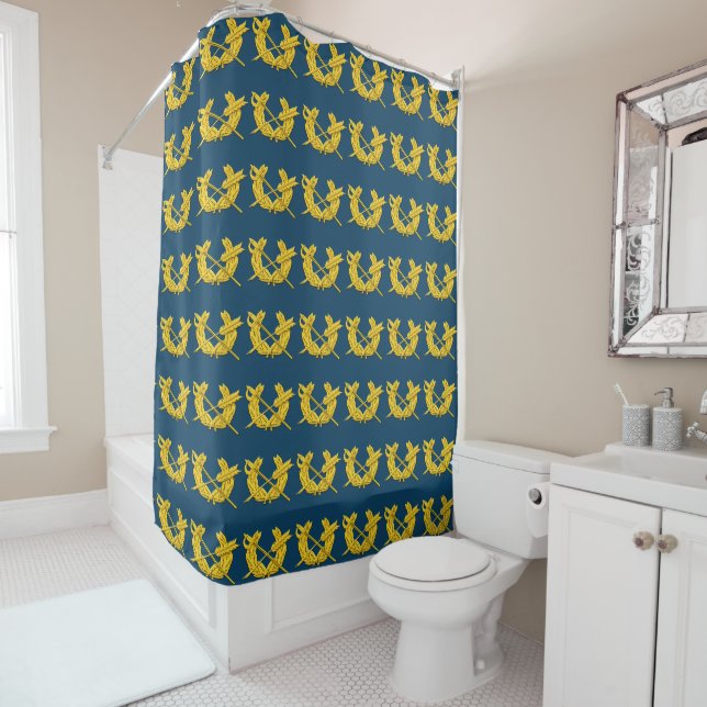 Judge Advocate General JAG Corps Shower Curtain (In Situ)