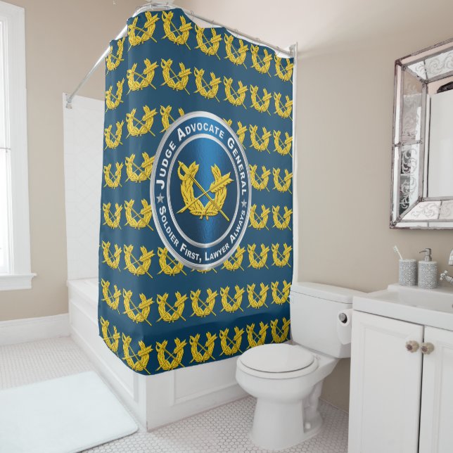 Judge Advocate General JAG Corps Shower Curtain (In Situ)
