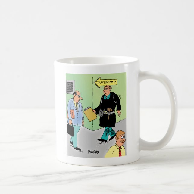 Judge Cartoon coffee mug (Right)