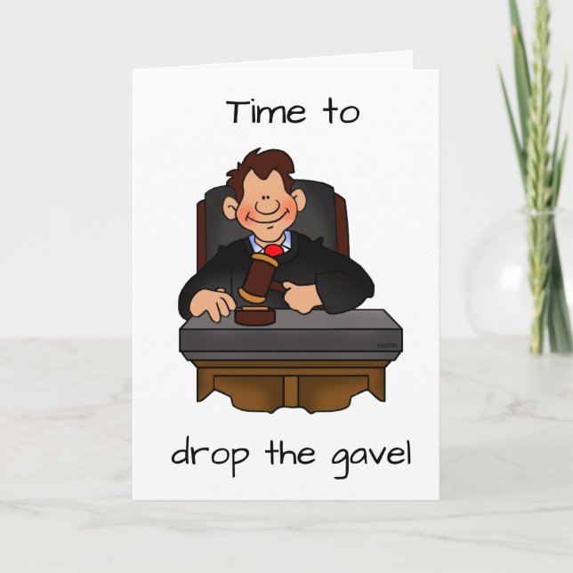 **JUDGE** CELEBRATES " HIS BIRTHDAY" CARD (Front)