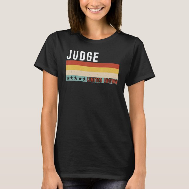 Judge Job Title Profession Worker Appreciation Ide T-Shirt (Front)