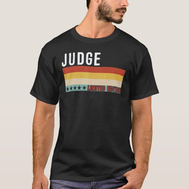 Judge Job Title Profession Worker Appreciation Ide T-Shirt (Front)
