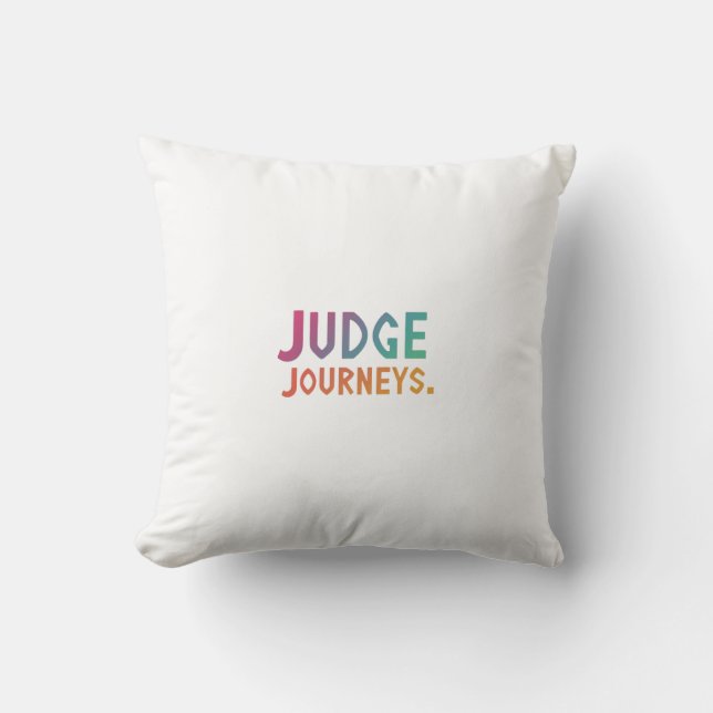 Judge Journeys Cushion (Front)