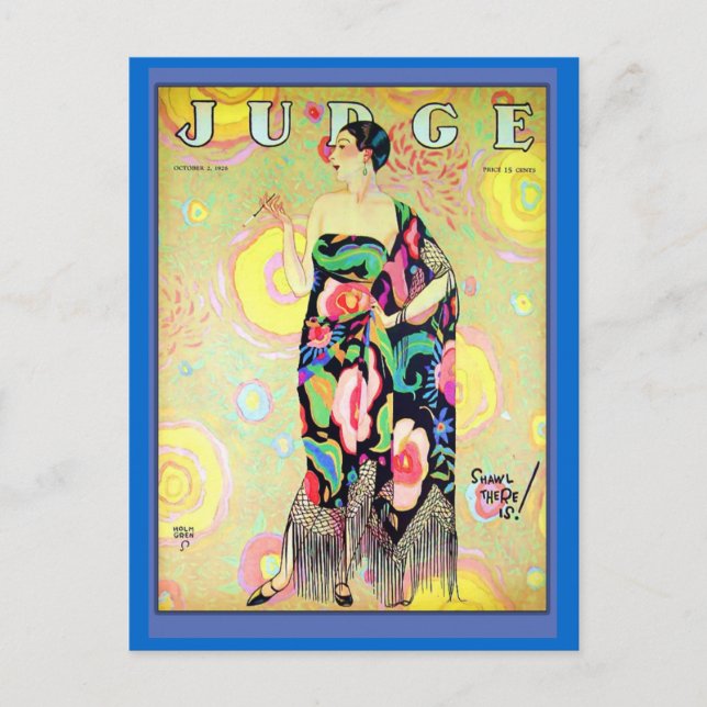 Judge Magazine Cover 1926 Postcard (Front)