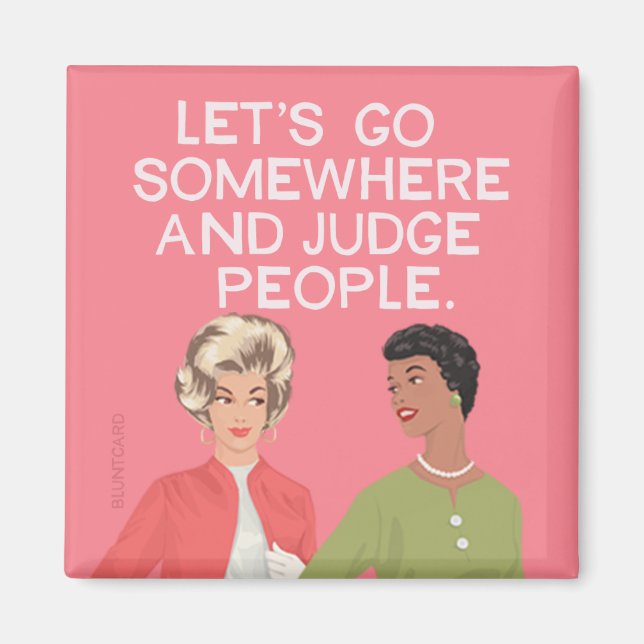 Judge people magnet (Front)