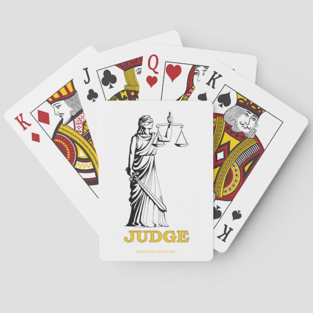 JUDGE PLAYING CARDS (Back)