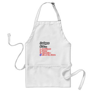 Judge Quiz...Joke Standard Apron