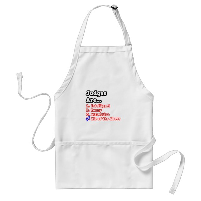 Judge Quiz...Joke Standard Apron (Front)