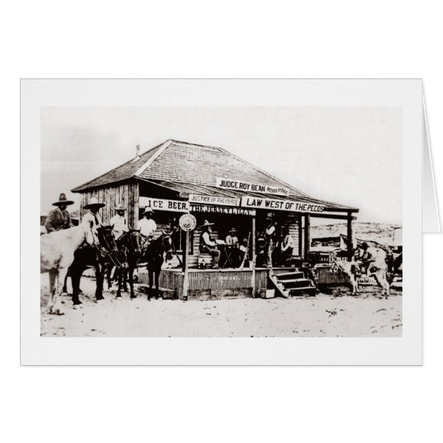 Judge Roy Bean Vintage Wild West (Front Horizontal)