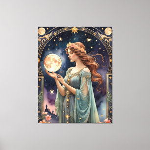 judgement tarot painting style original canvas print