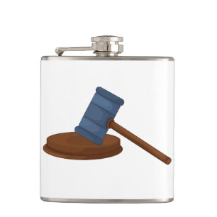 Judges Gavel Flask