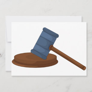 Judges Gavel Invitations