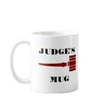 Judges Mug with Gavel