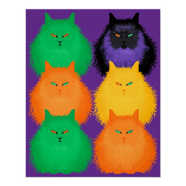 Judging Cats Poster (Front)